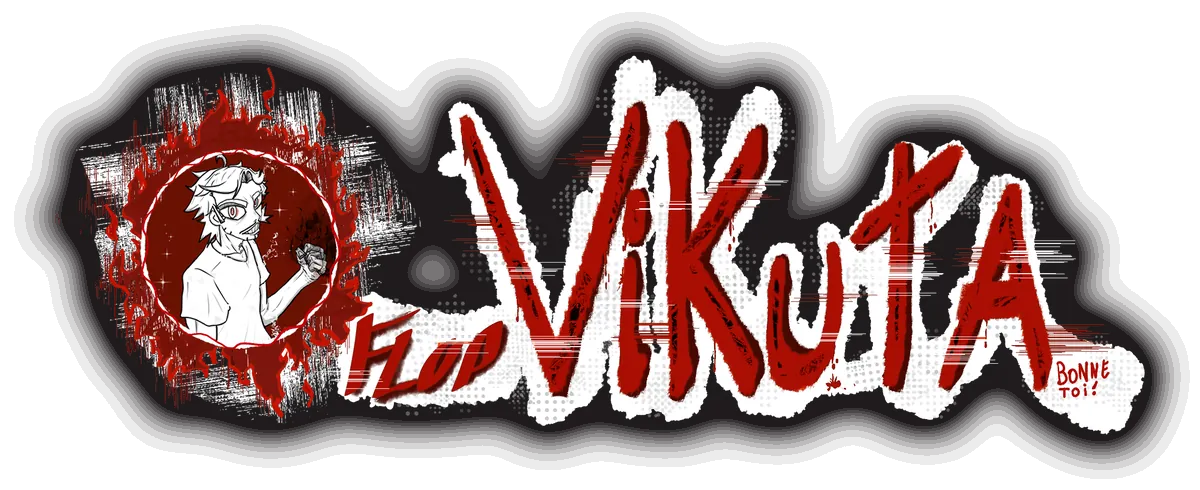 Bannière de Flop Vikuta, animation et illustration